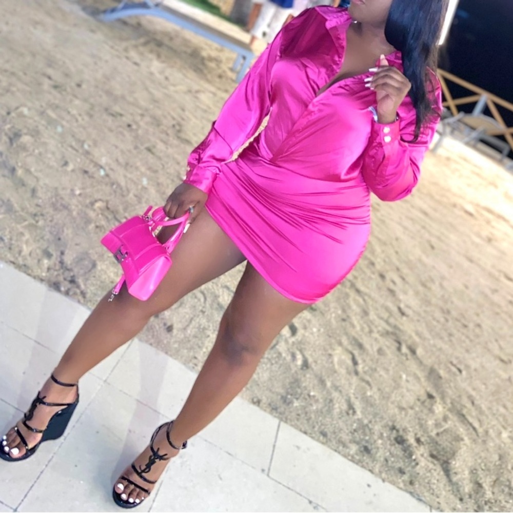 Satin Dress